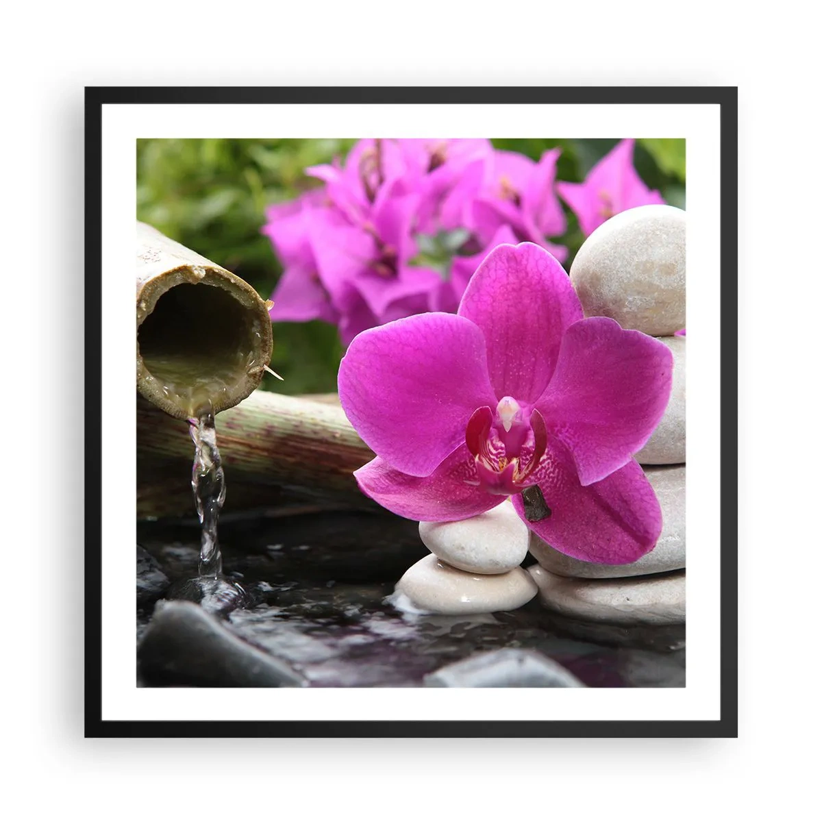 Plagát v čiernom ráme - Už odpočívaš - 60x60 cm