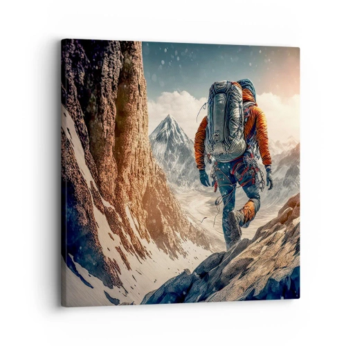 Obraz na plátne - Osamelý bojovník - 30x30 cm