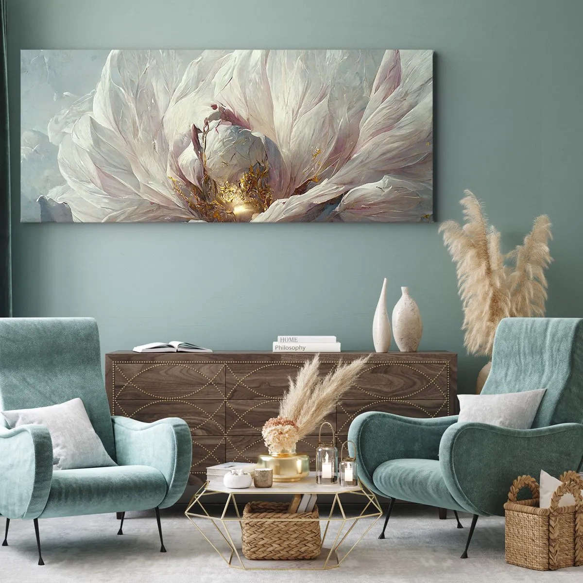 Obraz na plátne - Rozkvitá raz za sto rokov - 100x40 cm