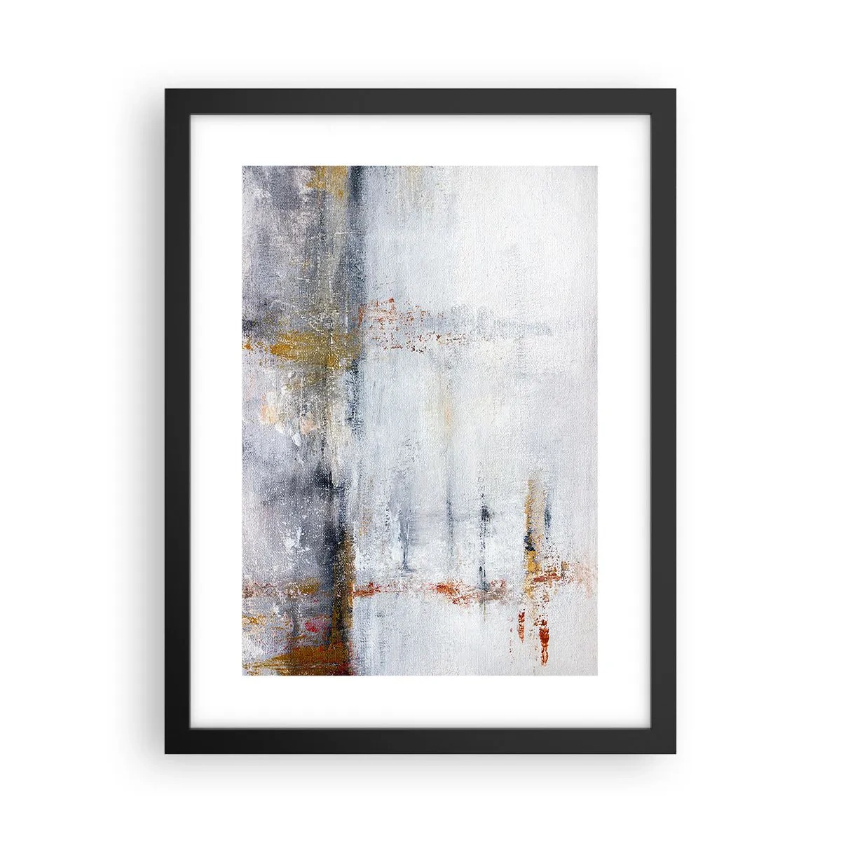 Plagát v čiernom ráme - Za závojom vzduchu - 30x40 cm