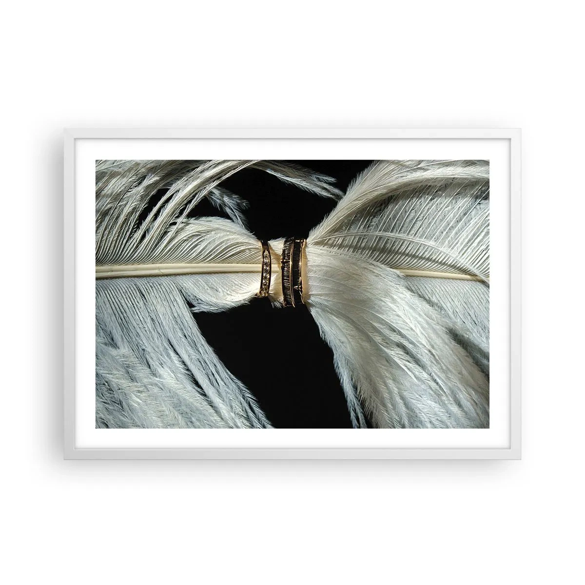 Plagát v bielom ráme - …a neopustím ťa…. - 70x50 cm