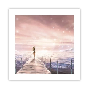 Plagát - Vo svetle sna - 40x40 cm