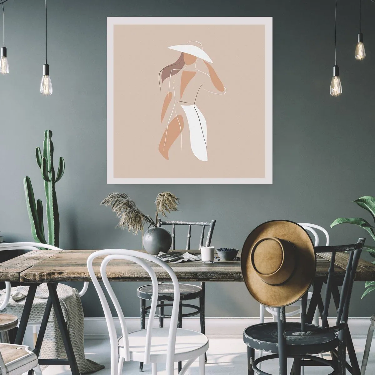 Plagát - Móda je zábava - 30x30 cm