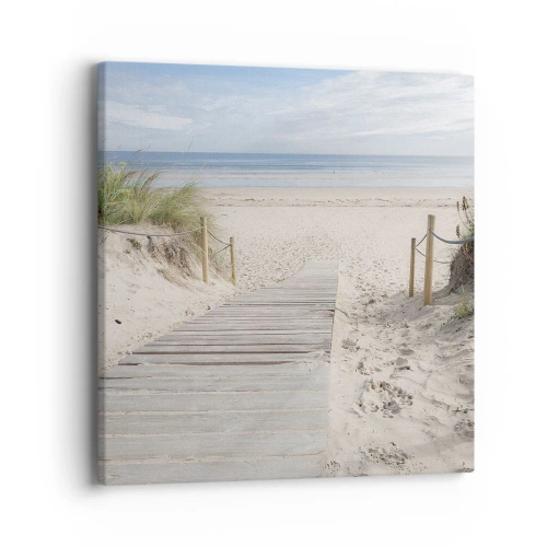 Obraz na plátne - Až oko dovidí - 40x40 cm