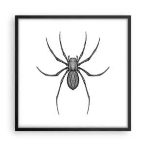 Plagát v čiernom ráme - Znepokojivá presnosť - 50x50 cm