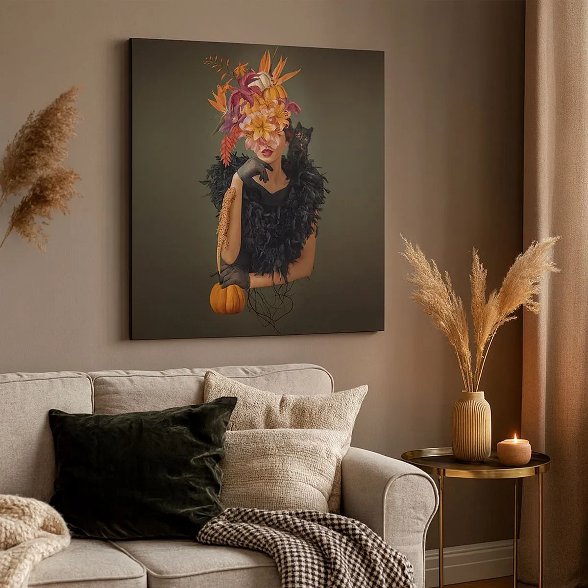 Obraz na plátne - Kúzlo čarodejnice - 30x30 cm