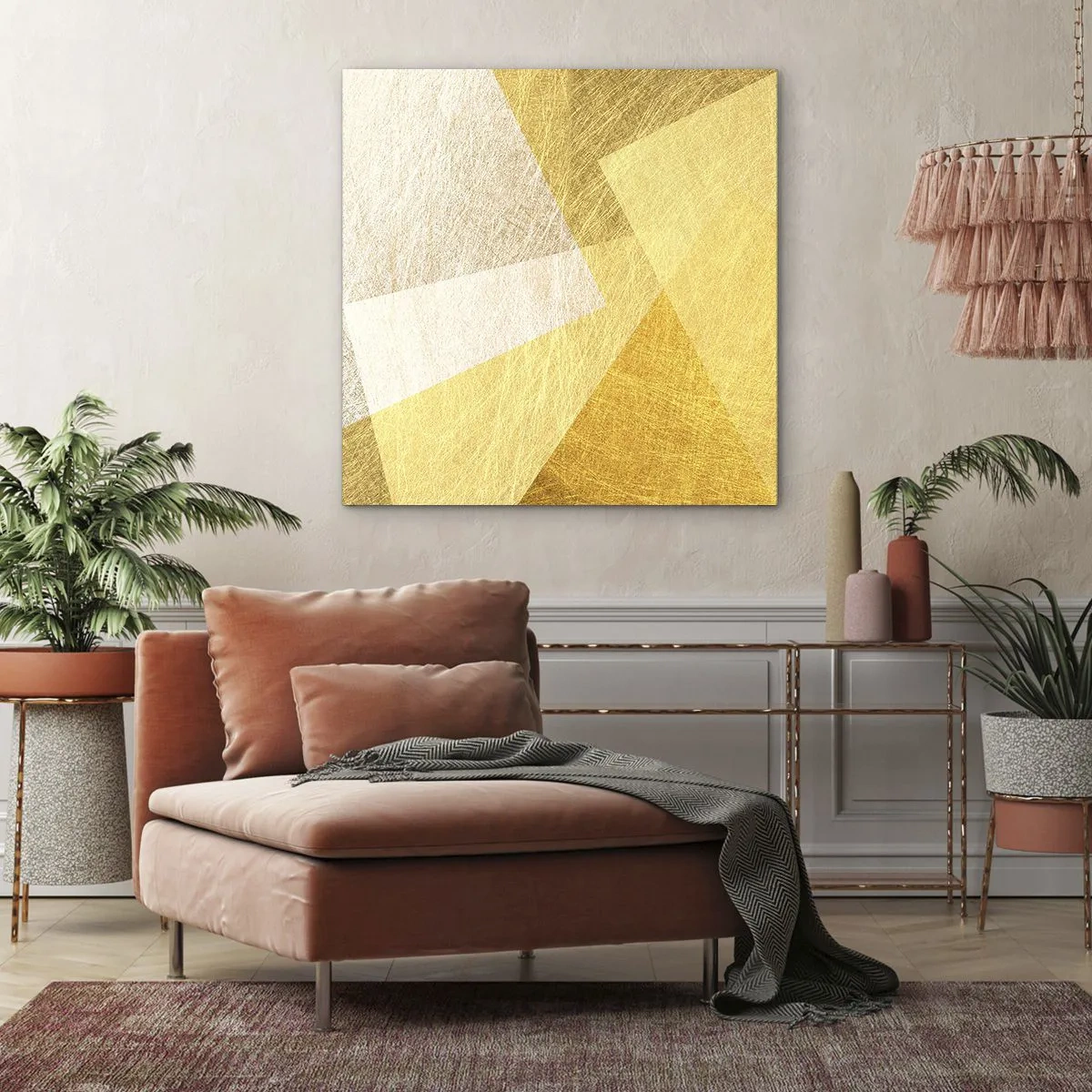 Obraz na plátne - Počasie geometrie - 30x30 cm