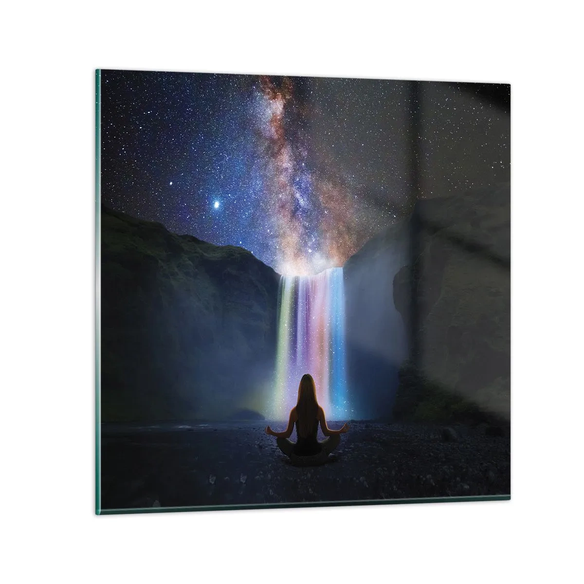 Obraz na skle - Absolútna harmónia - 50x50 cm