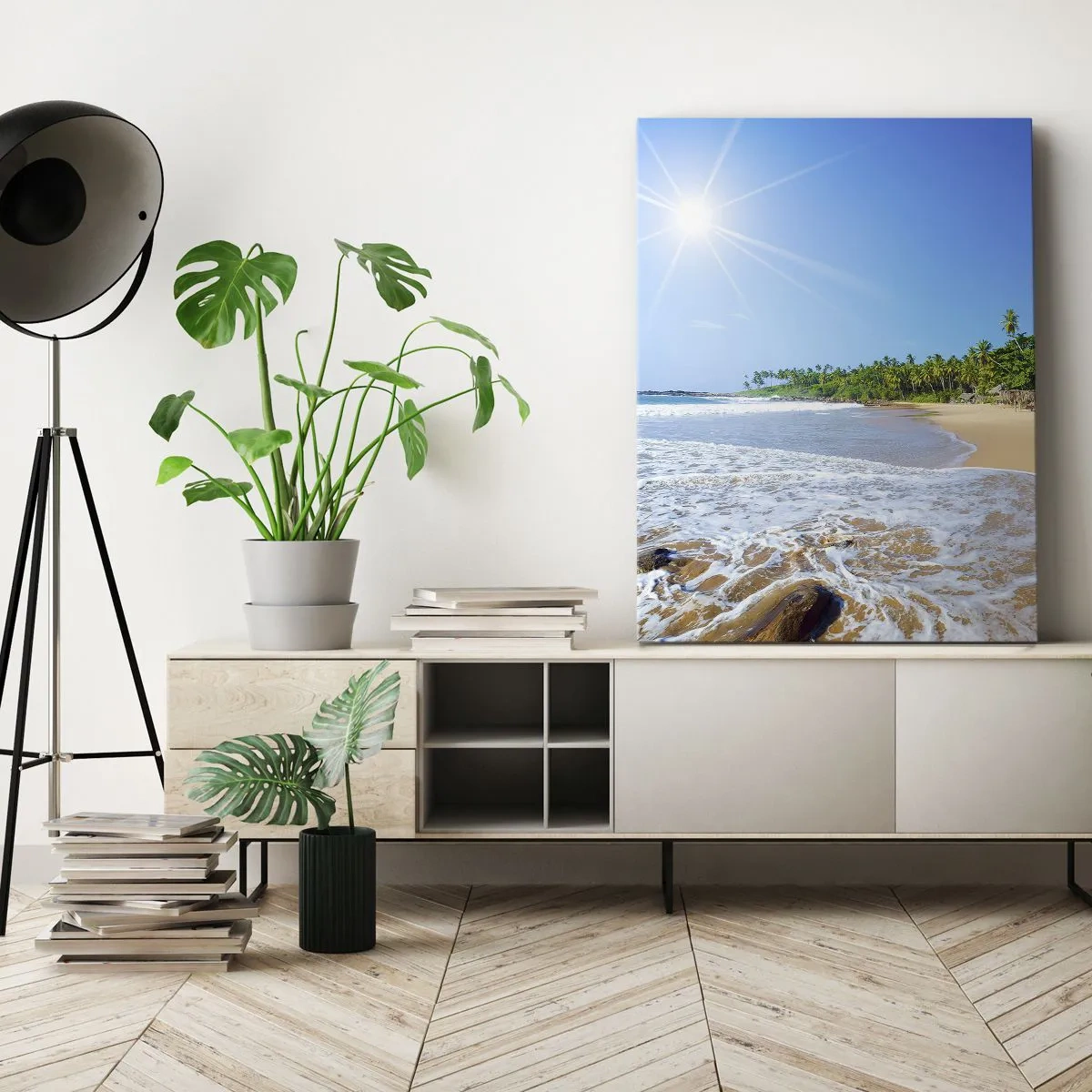 Obraz na plátne - Exotické miesto pre teba - 65x120 cm