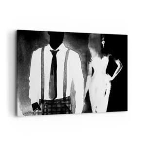 Obraz na plátne - V štýle noir - 120x80 cm