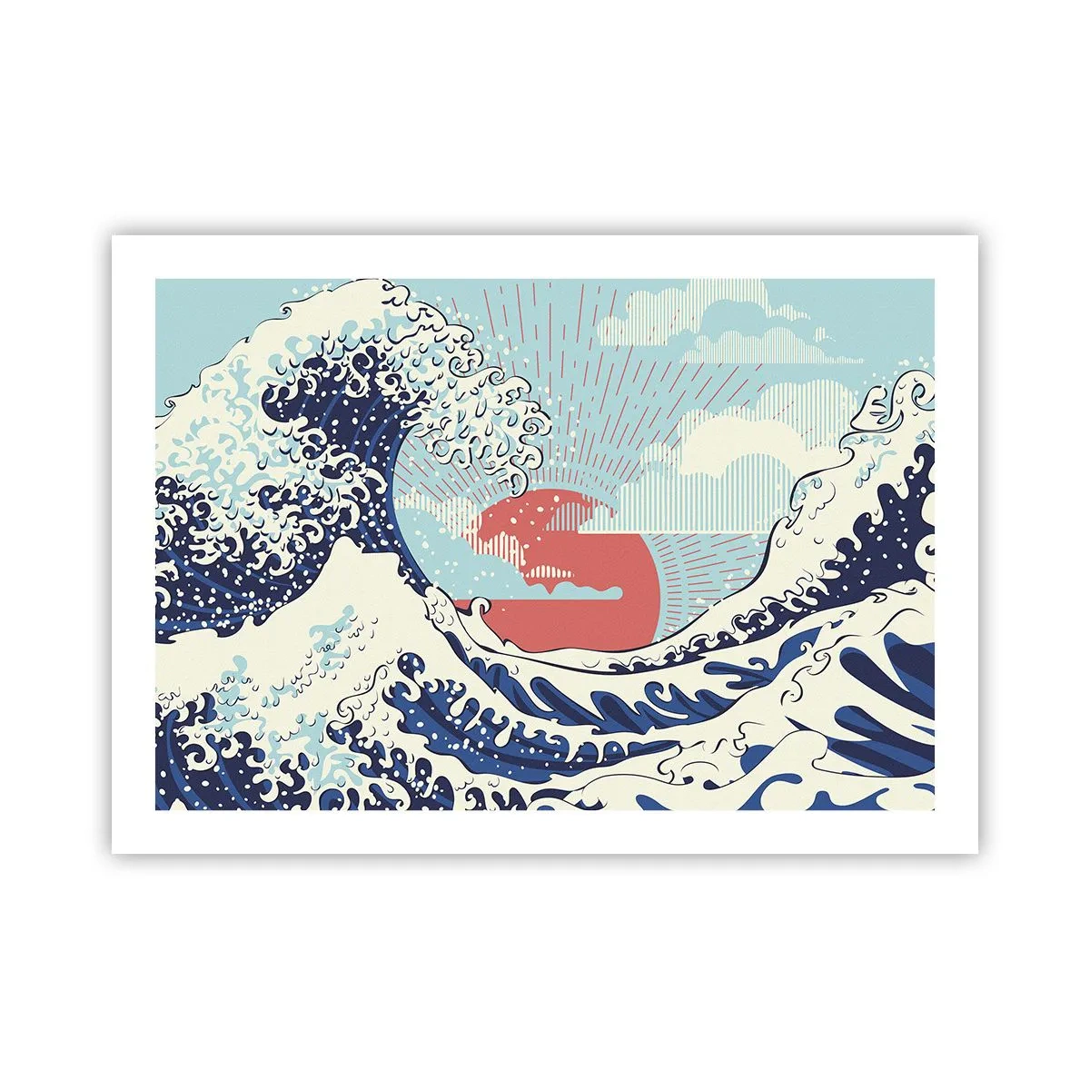 Plagát - Z japonských inšpirácií - 70x50 cm