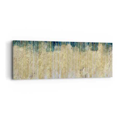 Obraz na plátne - Pozlátená hranica - 90x30 cm
