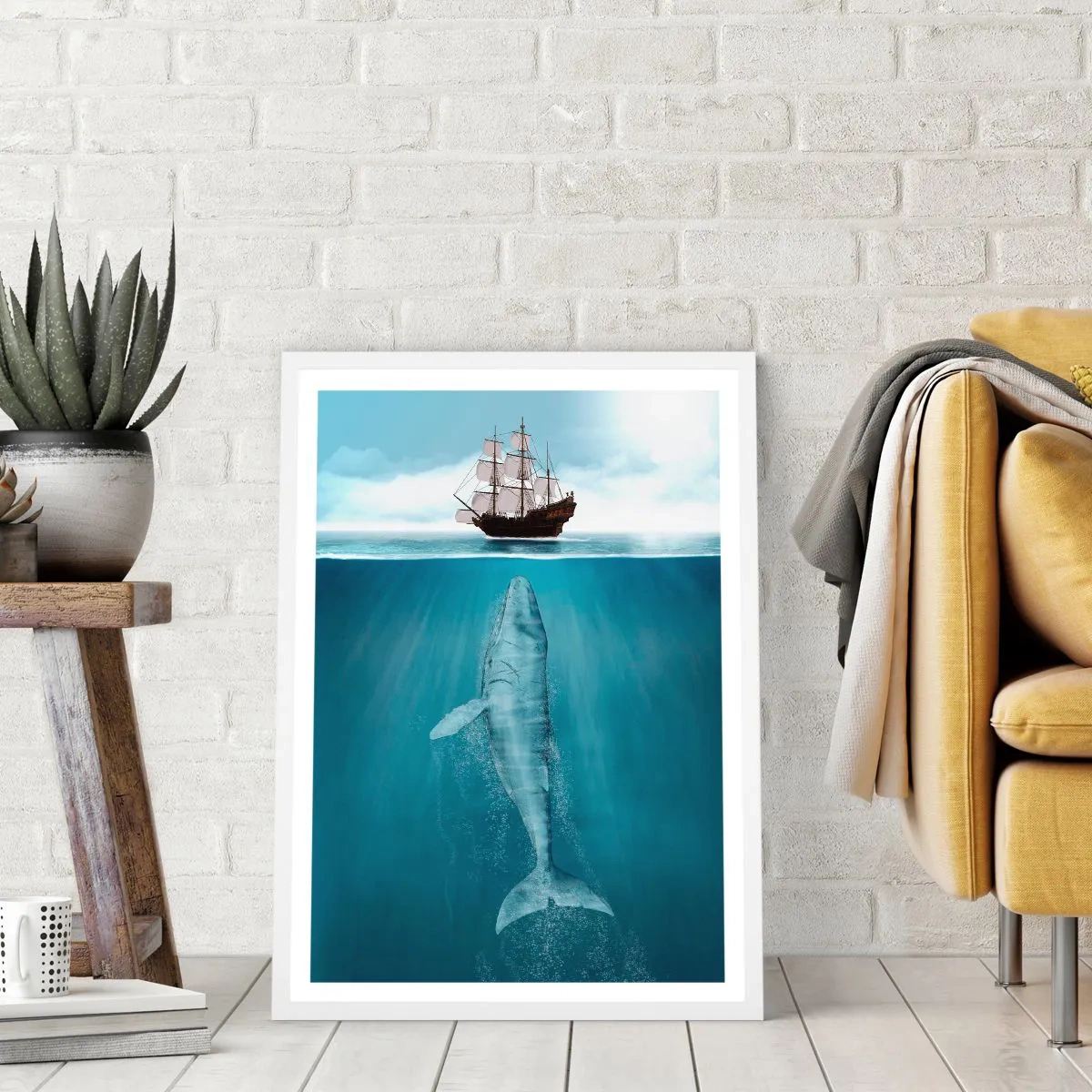 Plagát v bielom ráme - Lepšie nevedieť - 40x50 cm