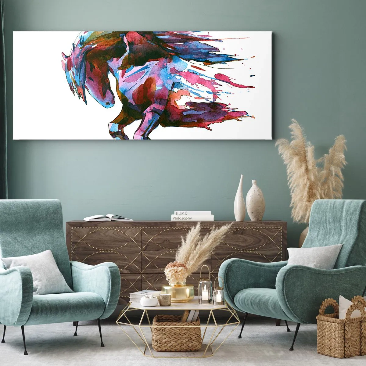 Obraz na plátne - Nadšenie - 100x40 cm