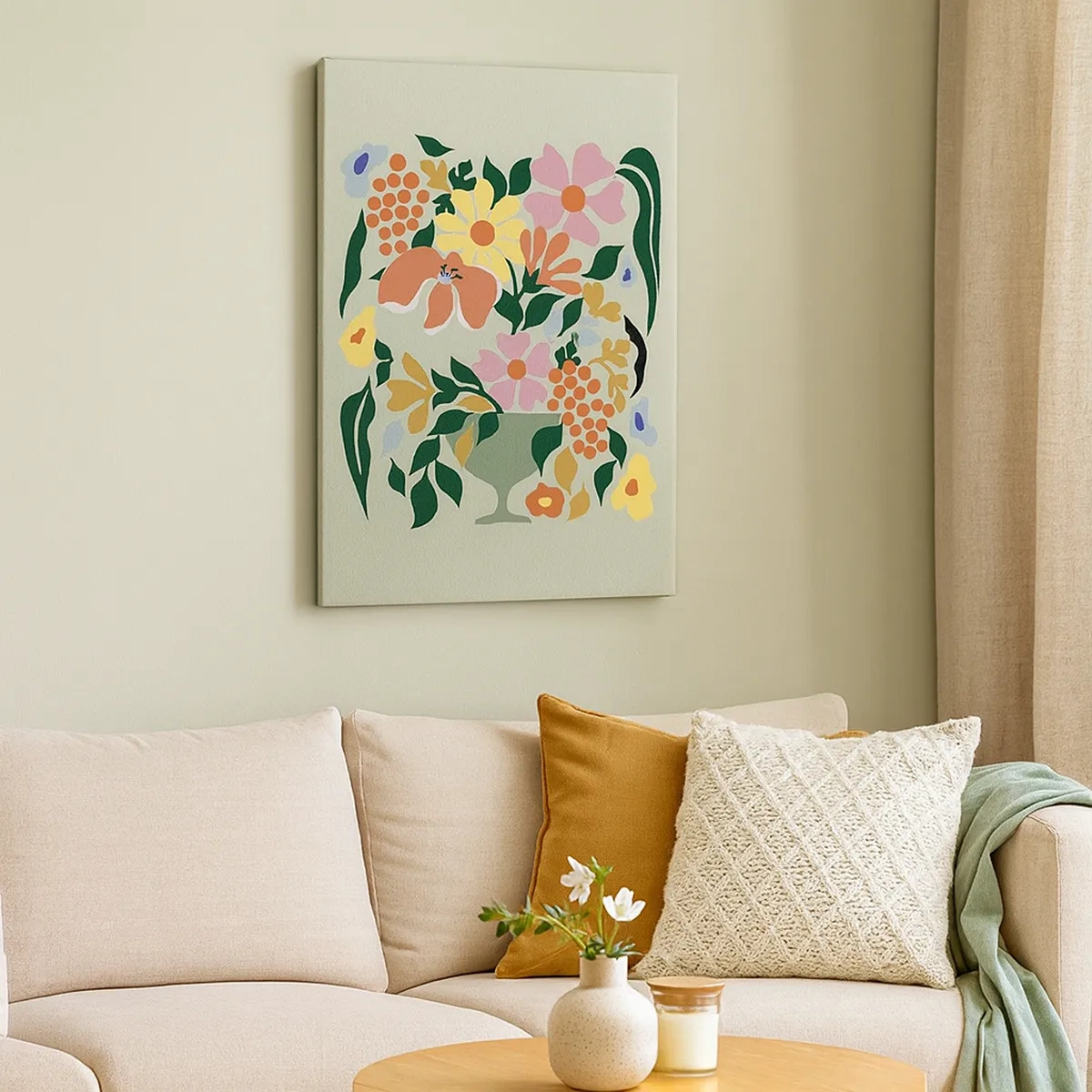 Obraz na plátne - Kytica prekypujúca životom - 50x70 cm