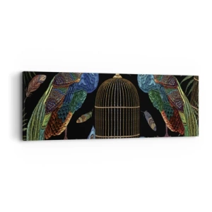 Obraz na plátne - V kráľovskom rúchu - 90x30 cm