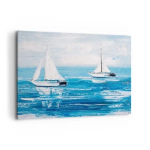 Obraz na plátne - S priateľom po boku - 100x70 cm