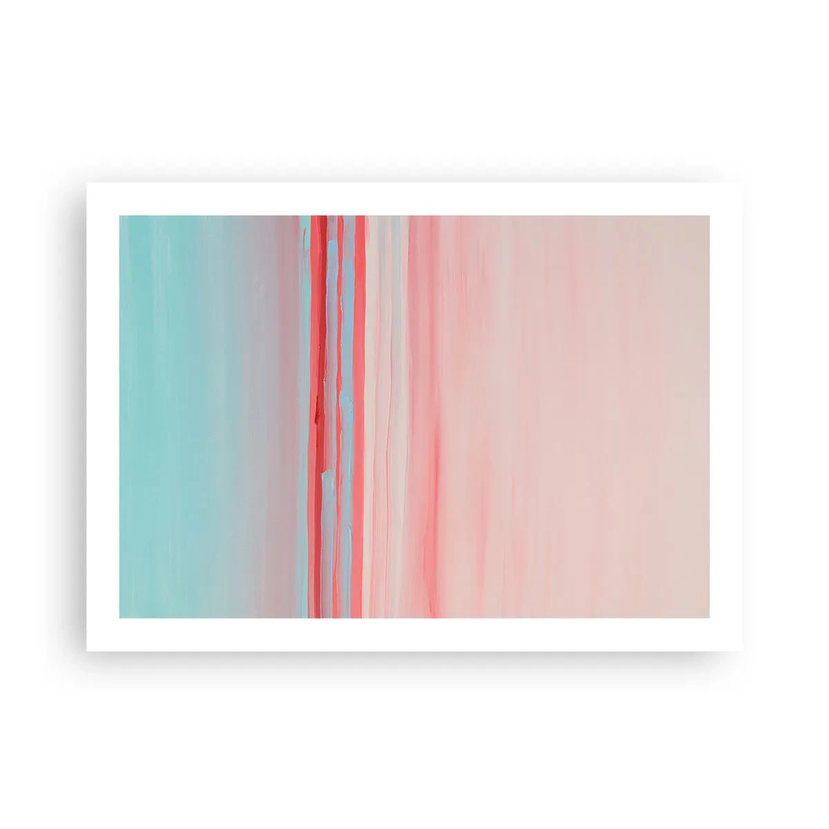 Plagát - Abstrakcia za úsvitu - 70x50 cm