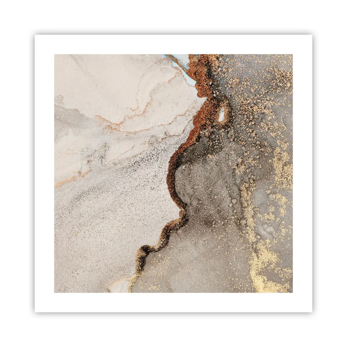 Plagát - Na hranici farieb - 50x50 cm