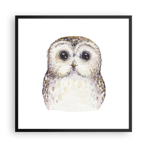 Plagát v čiernom ráme - Pozri sa mi do očí - 60x60 cm