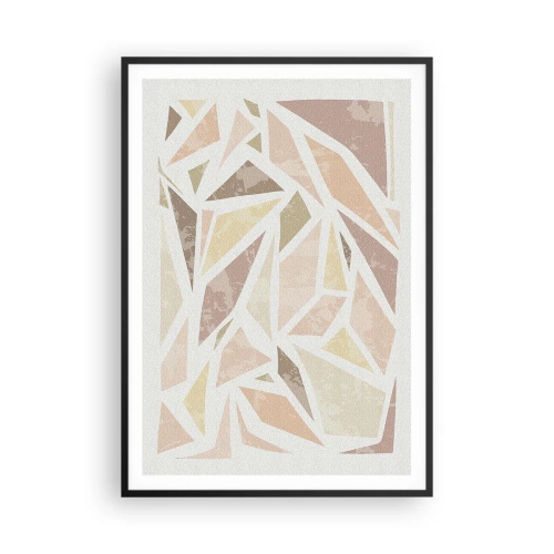 Plagát v čiernom ráme - Kompozícia: vitráž - 70x100 cm