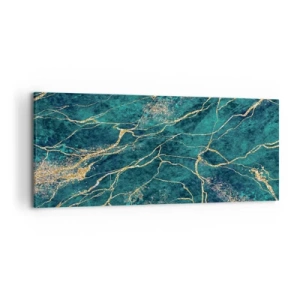 Obraz na plátne - Zlatá žila - 120x50 cm