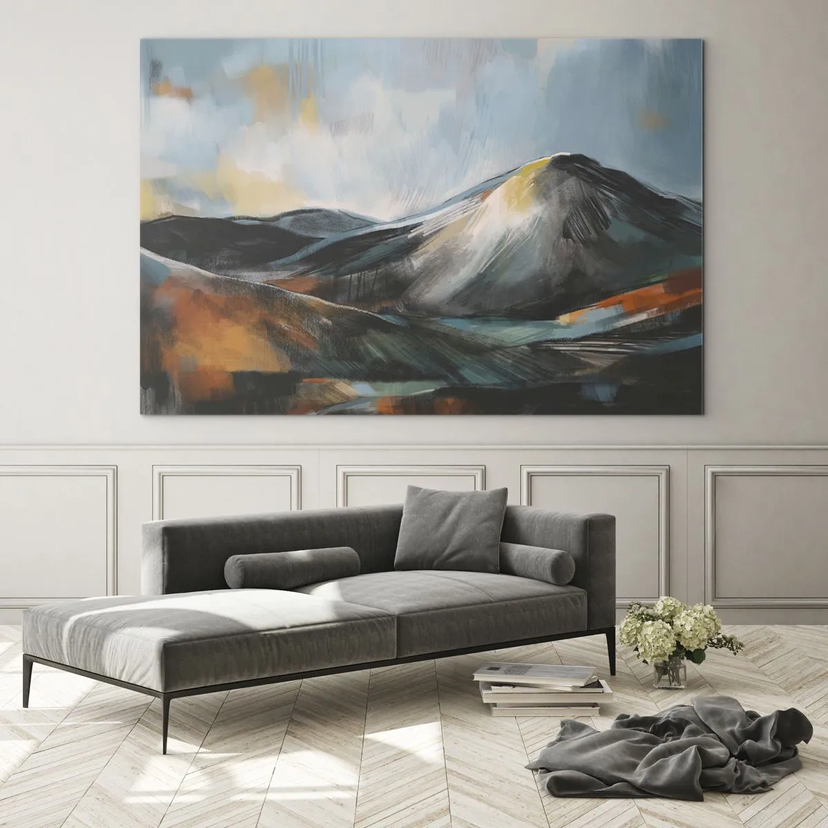 Obraz na skle - Surové a krásne - 100x70 cm