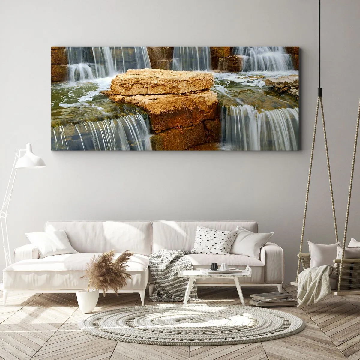 Obraz na plátne - Schody do neba - 140x50 cm