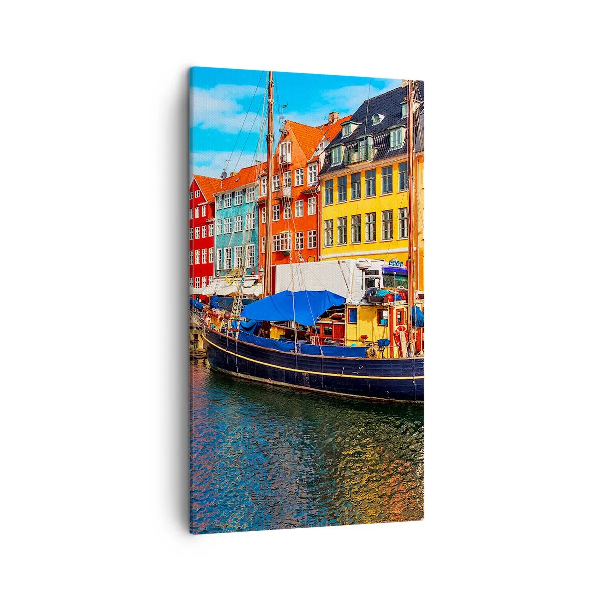 Obraz na plátne - Radostné nábrežie - 45x80 cm