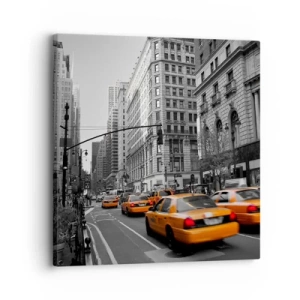 Obraz na plátne - Slnko veľkomesta - 30x30 cm