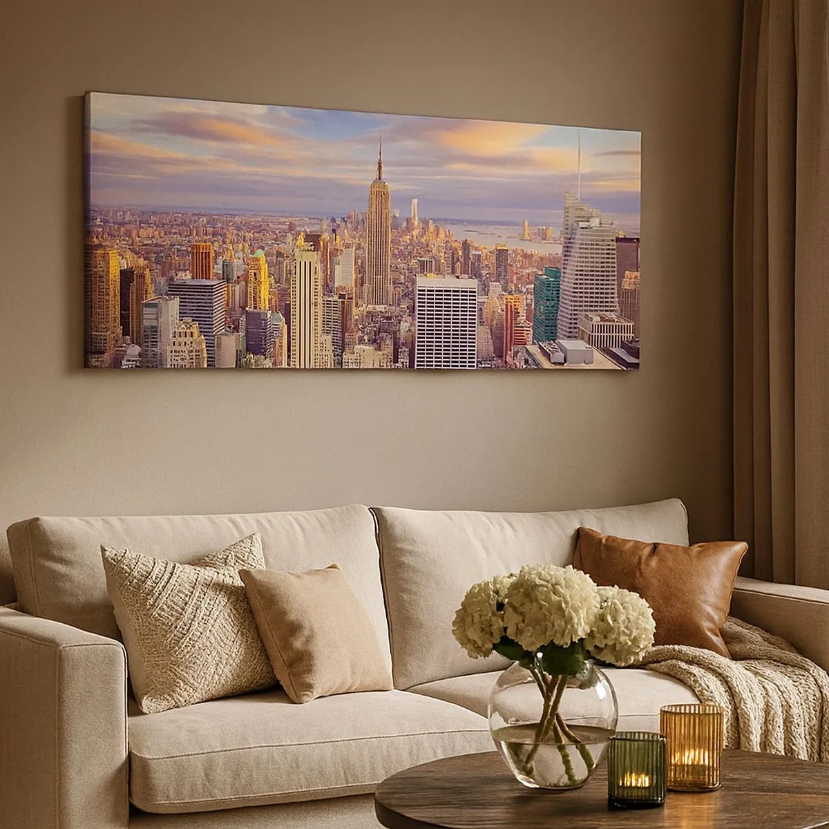 Obraz na plátne - Dosiahnuť samotné oblaky - 100x40 cm