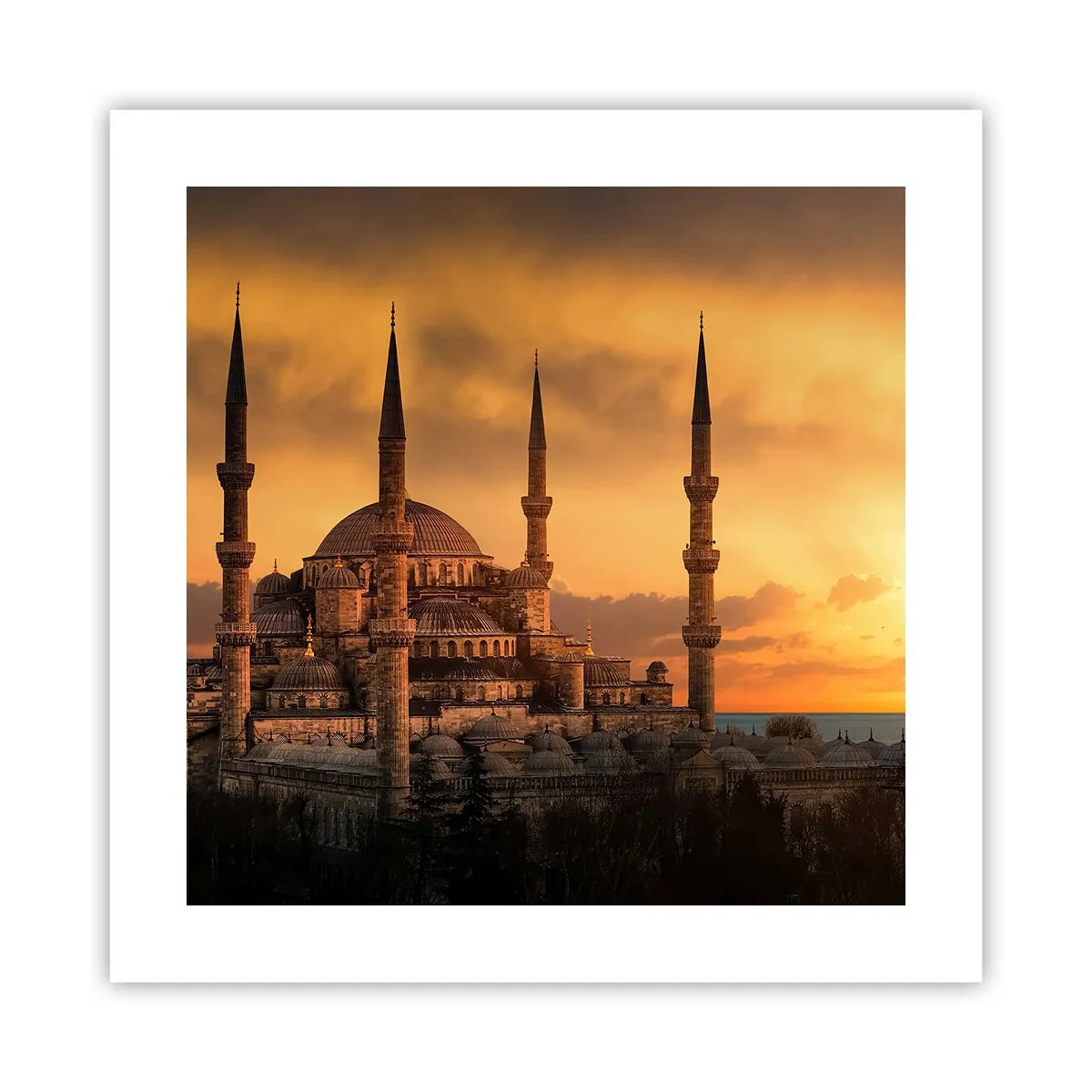 Plagát - Boh je veľký - 40x40 cm