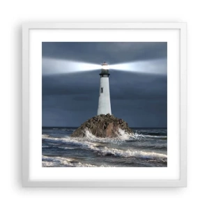 Plagát v bielom ráme - Tu…tu…tuná! - 40x40 cm