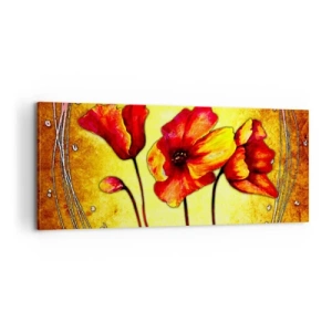 Obraz na plátne - V secesnej dekorácii - 100x40 cm