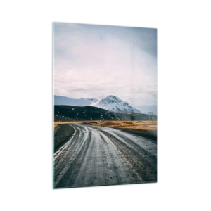 Obraz na skle - V islandskom štýle - 50x70 cm