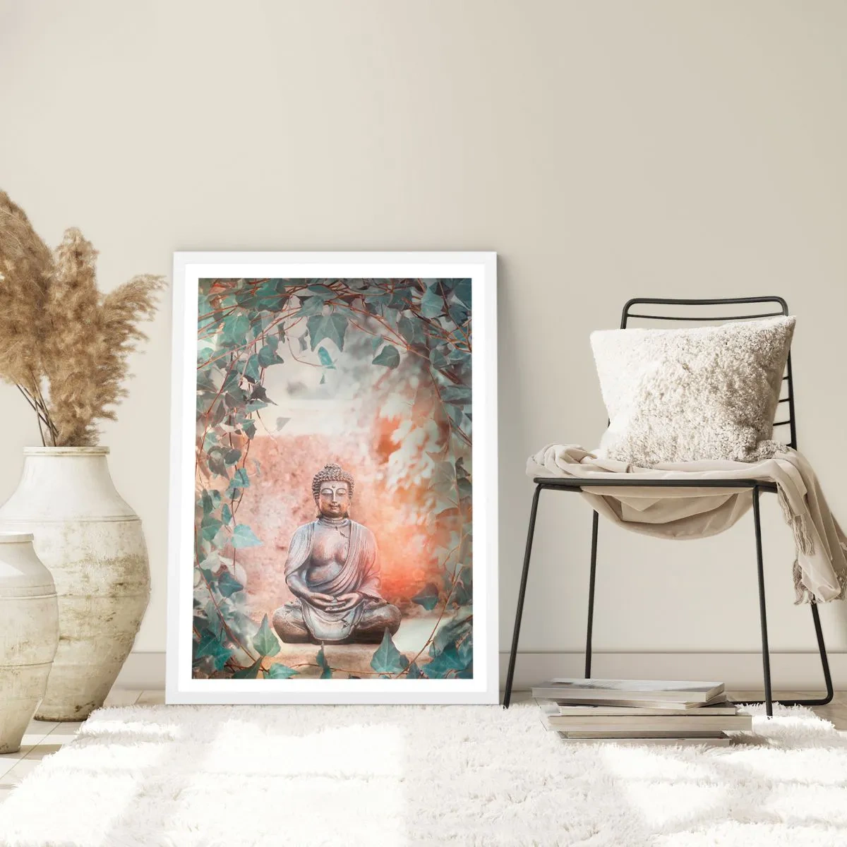 Plagát v bielom ráme - Radostná harmónia - 70x100 cm