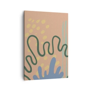 Obraz na plátne - Abstrakcia: rozmanitosť prírody - 50x70 cm