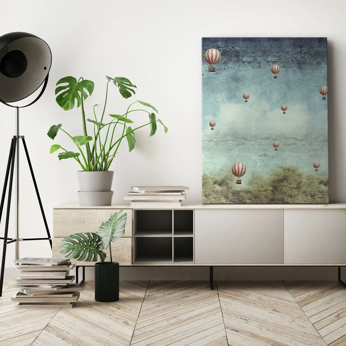 Obraz na plátne - Oslobodení od zhonu života - 55x100 cm