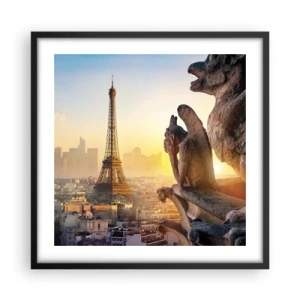 Plagát v čiernom ráme - Veľa sa zmenilo… - 50x50 cm