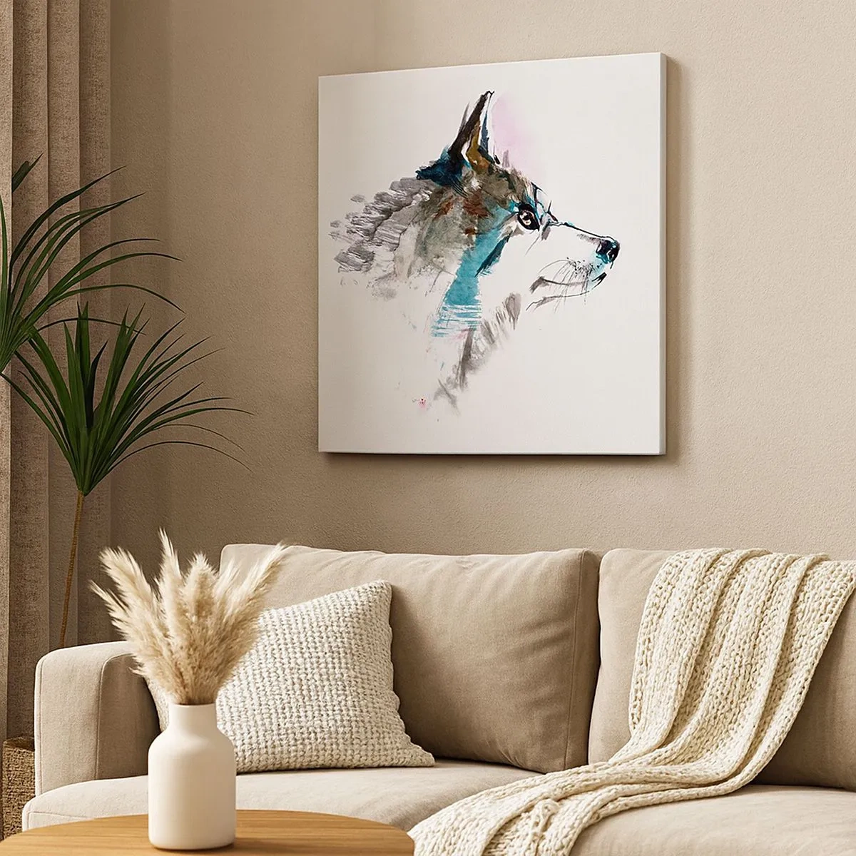 Obraz na plátne - My o vlku - 30x30 cm