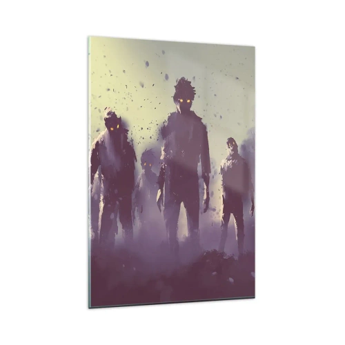 Obraz na skle - Dávaj pozor! Prichádzajú - 80x120 cm