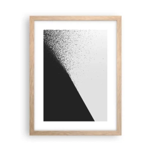 Plagát v ráme zo svetlého duba - Rýchlejšie a rýchlejšie, viac a viac - 30x40 cm