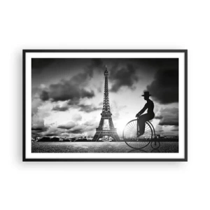 Plagát v čiernom ráme - Túžba po Belle Epoque - 91x61 cm