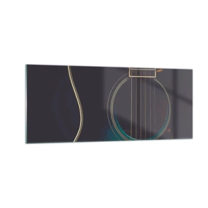 Obraz na skle - Okamih, než to zaznie - 100x40 cm