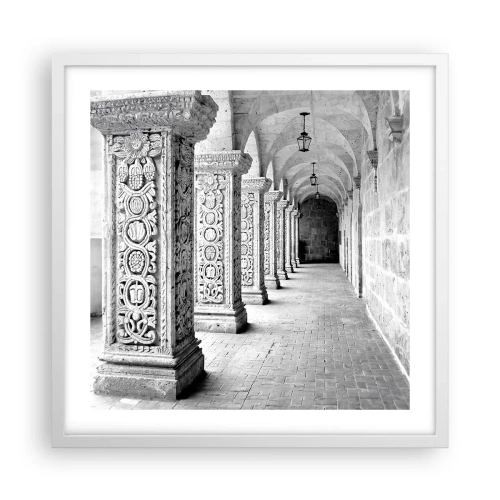 Plagát v bielom ráme - Kam…? - 50x50 cm