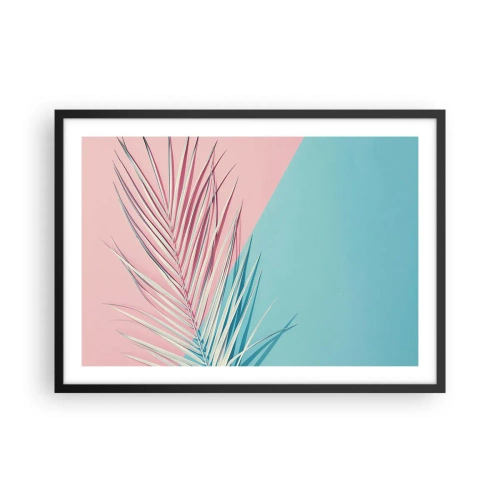 Plagát v čiernom ráme - Tropický dojem - 70x50 cm