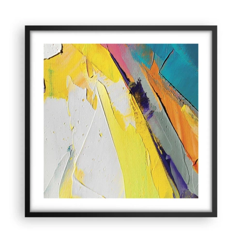 Plagát v čiernom ráme - Anatómia svetla - 50x50 cm