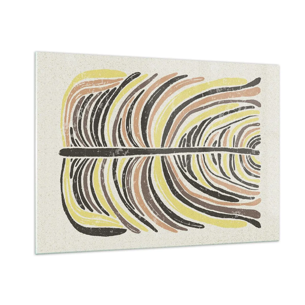 Obraz na skle - Abstrakcia plná života - 100x70 cm