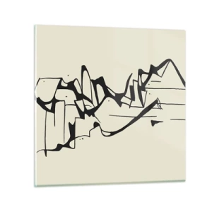 Obraz na skle - Možná krajina - 30x30 cm