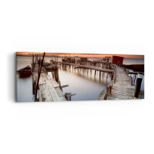 Obraz na plátne - Autentickosť, nie turistická atrapa - 90x30 cm